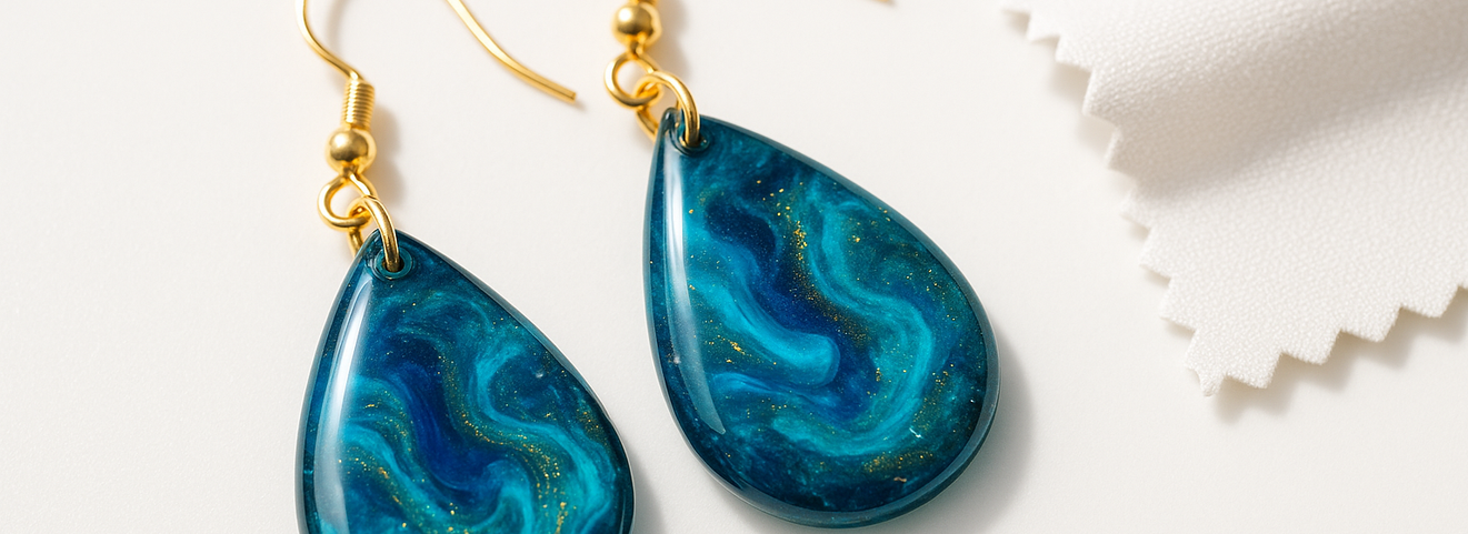 How to Keep Your Epoxy Resin Earrings Sparkling: An Easy Care Guide