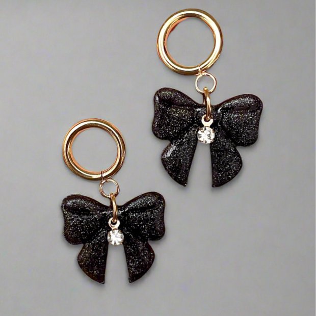 Romantic elegant bow earrings