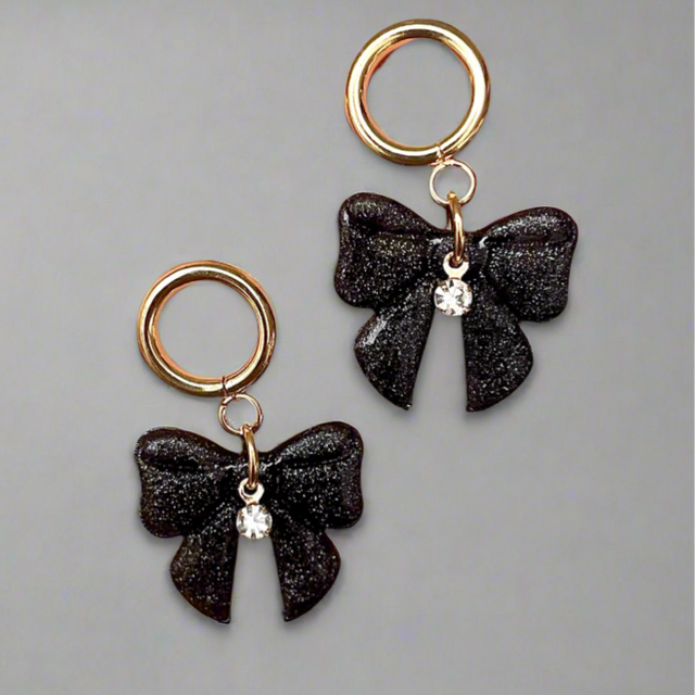 Romantic elegant bow earrings