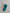 Glossy oval earrings Ocean