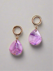 Amethyst Dream teardrop earrings