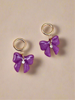 Romantic elegant bow earrings