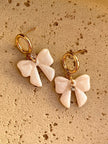 Romantic elegant bow earrings