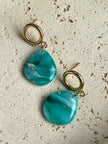 Emerald Dream teardrop earrings