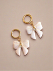 Romantic elegant bow earrings
