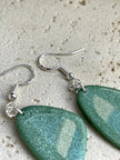 Silver hook minimalistic dangle earrings