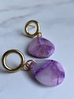 Amethyst Dream teardrop earrings