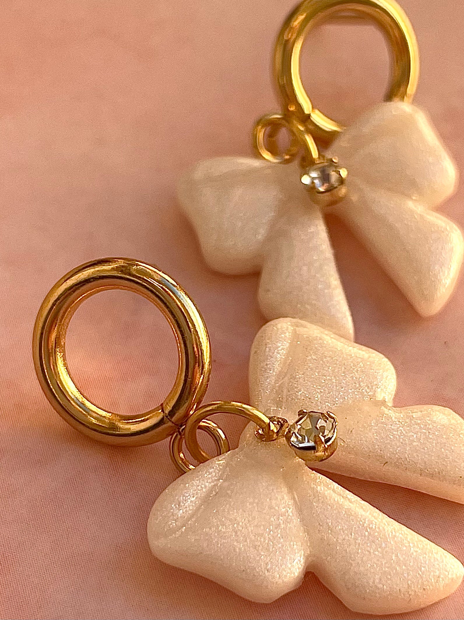 Romantilised elegantsed lipsuga kõrvarõngad