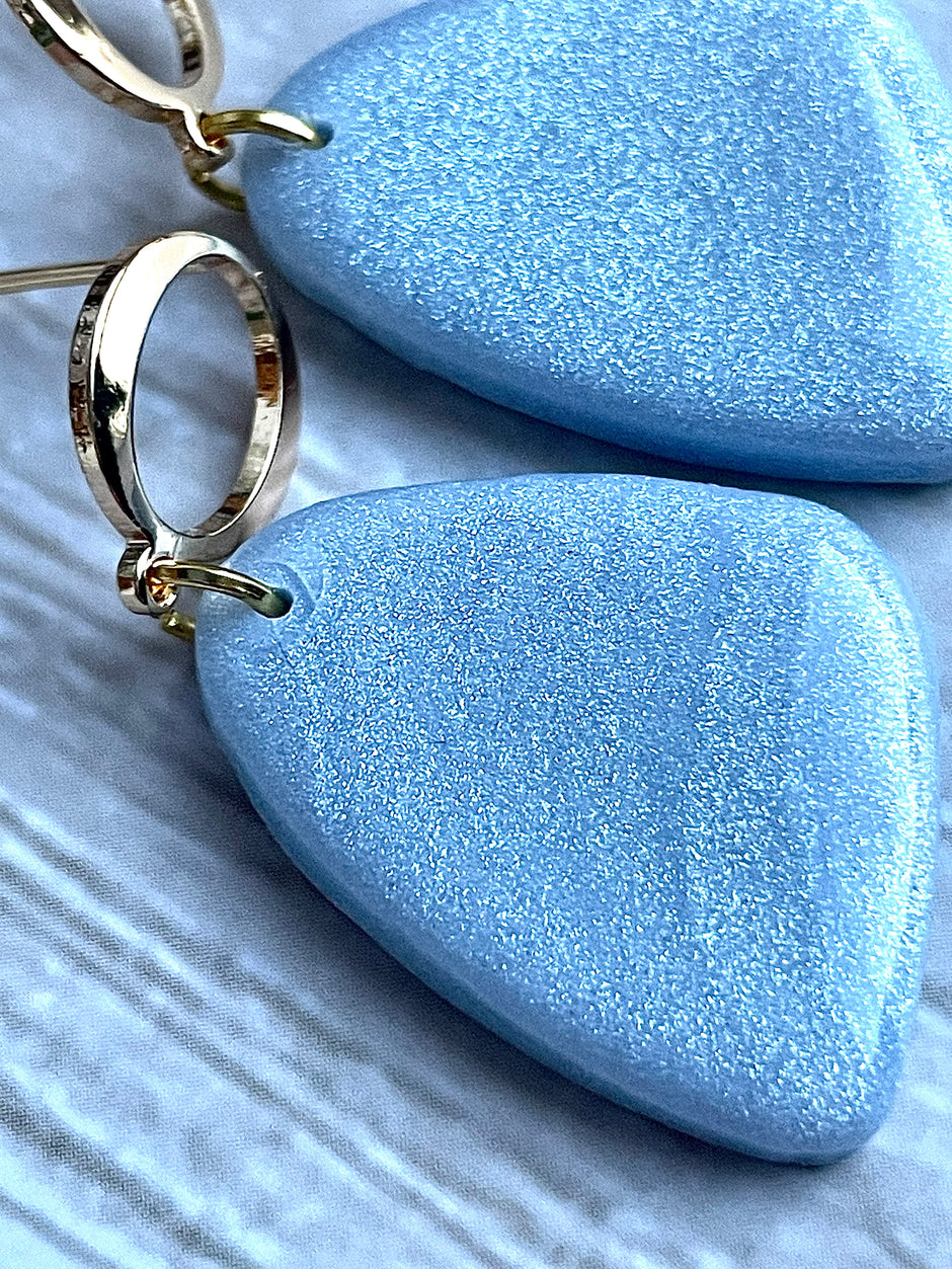 Glossy minimalistic earrings Diva