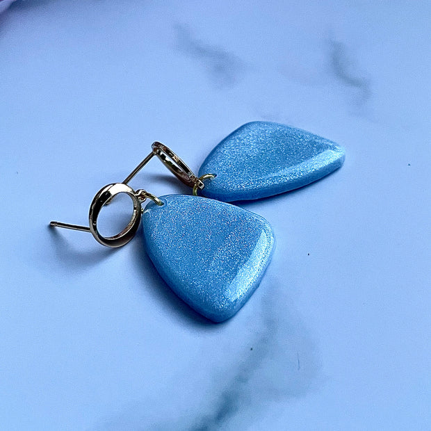Glossy minimalistic earrings Diva