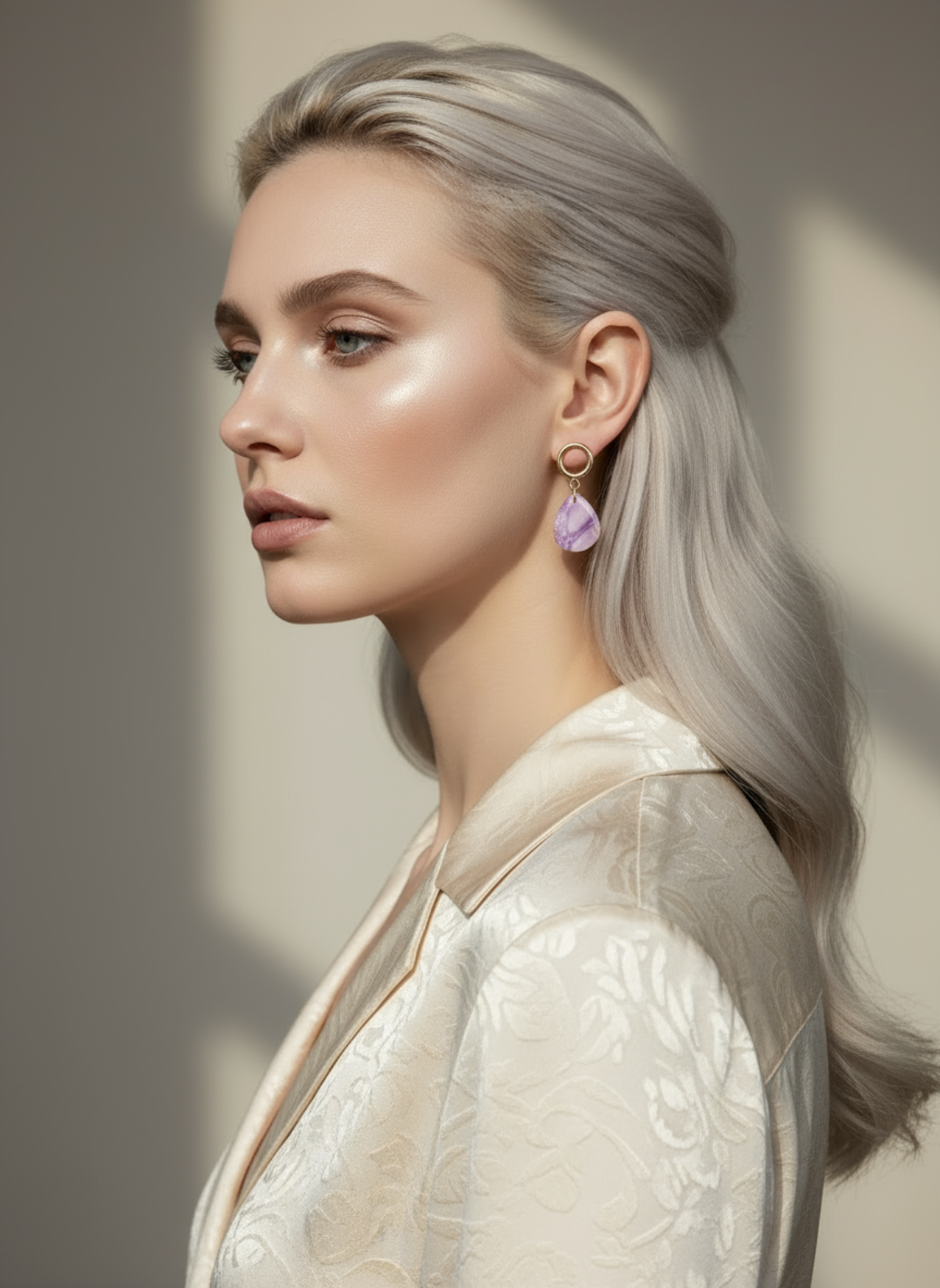 Fashion Magazine Editorial with Model at Distance