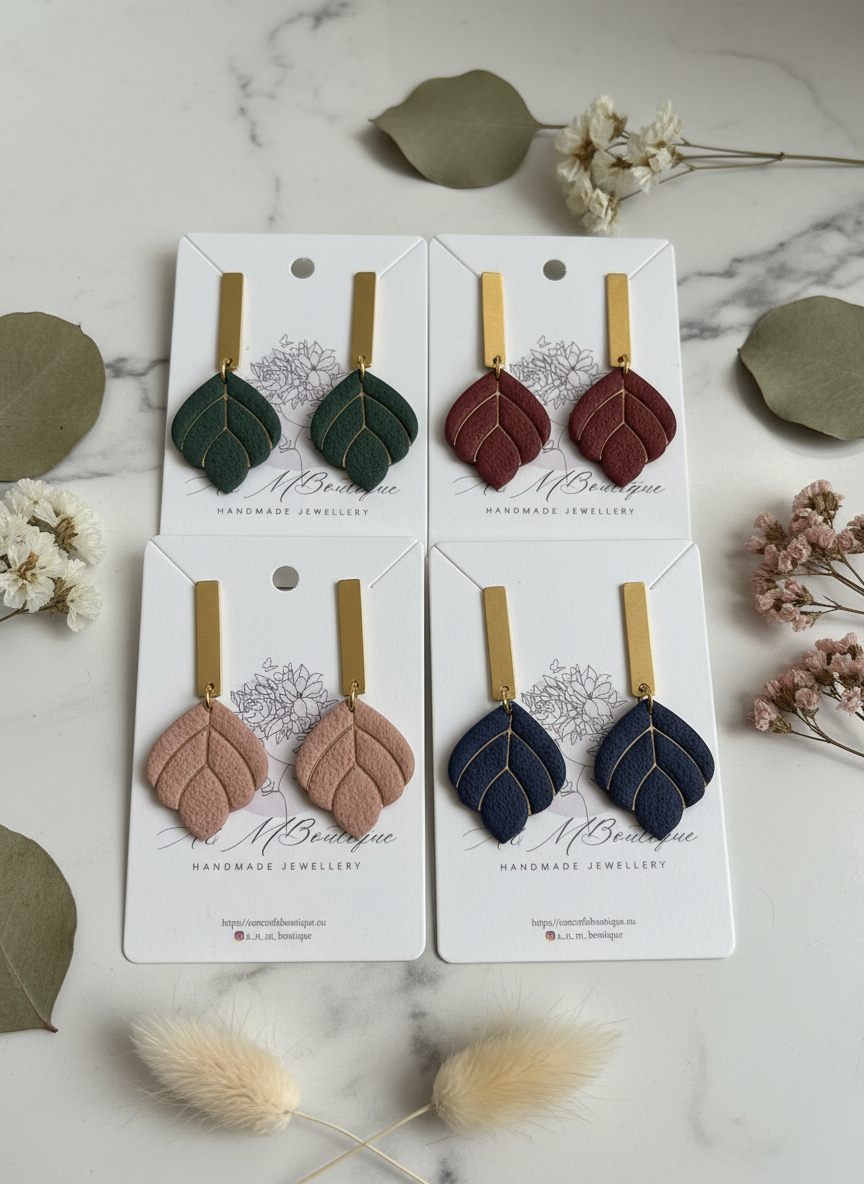 Marble background with botanical props